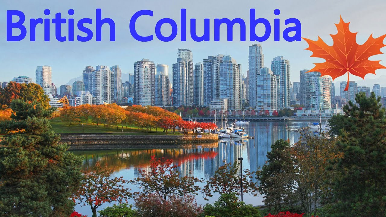 Bản đồ Canada với tỉnh bang British Columbia nổi bật, biểu tượng cho vùng đất hứa của người Việt