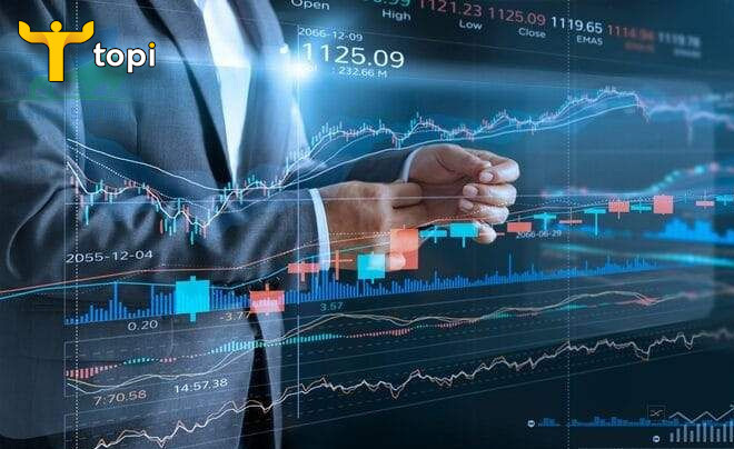 Biểu đồ giá cổ phiếu hiển thị lệnh ATO