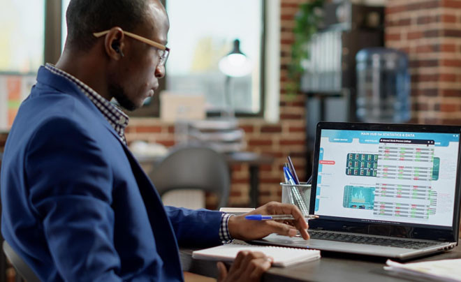 Biểu đồ tài chính với mũi tên đi xuống, minh họa những khó khăn và sai lầm thường gặp khi mới bắt đầu đầu tư chứng khoán