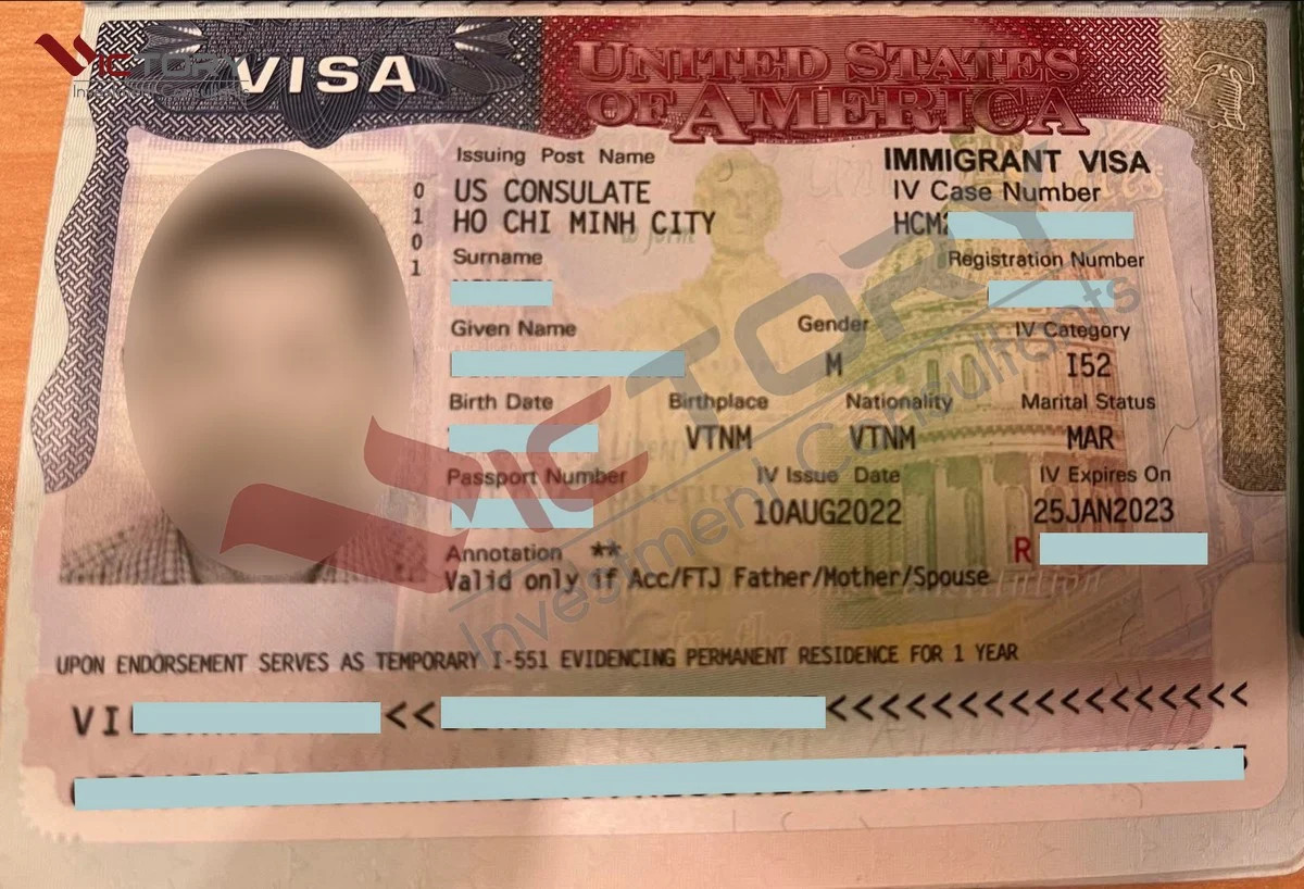 Các diện visa Mỹ định cư