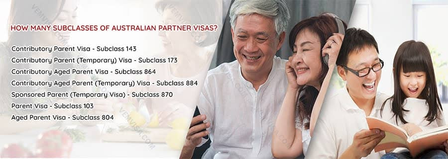 Các loại visa định cư Úc cho cha mẹ