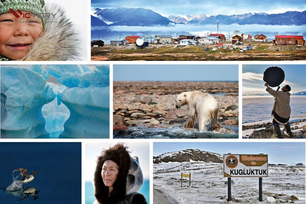 Các thị trấn chính và cộng đồng người Inuit tại Nunavut Canada