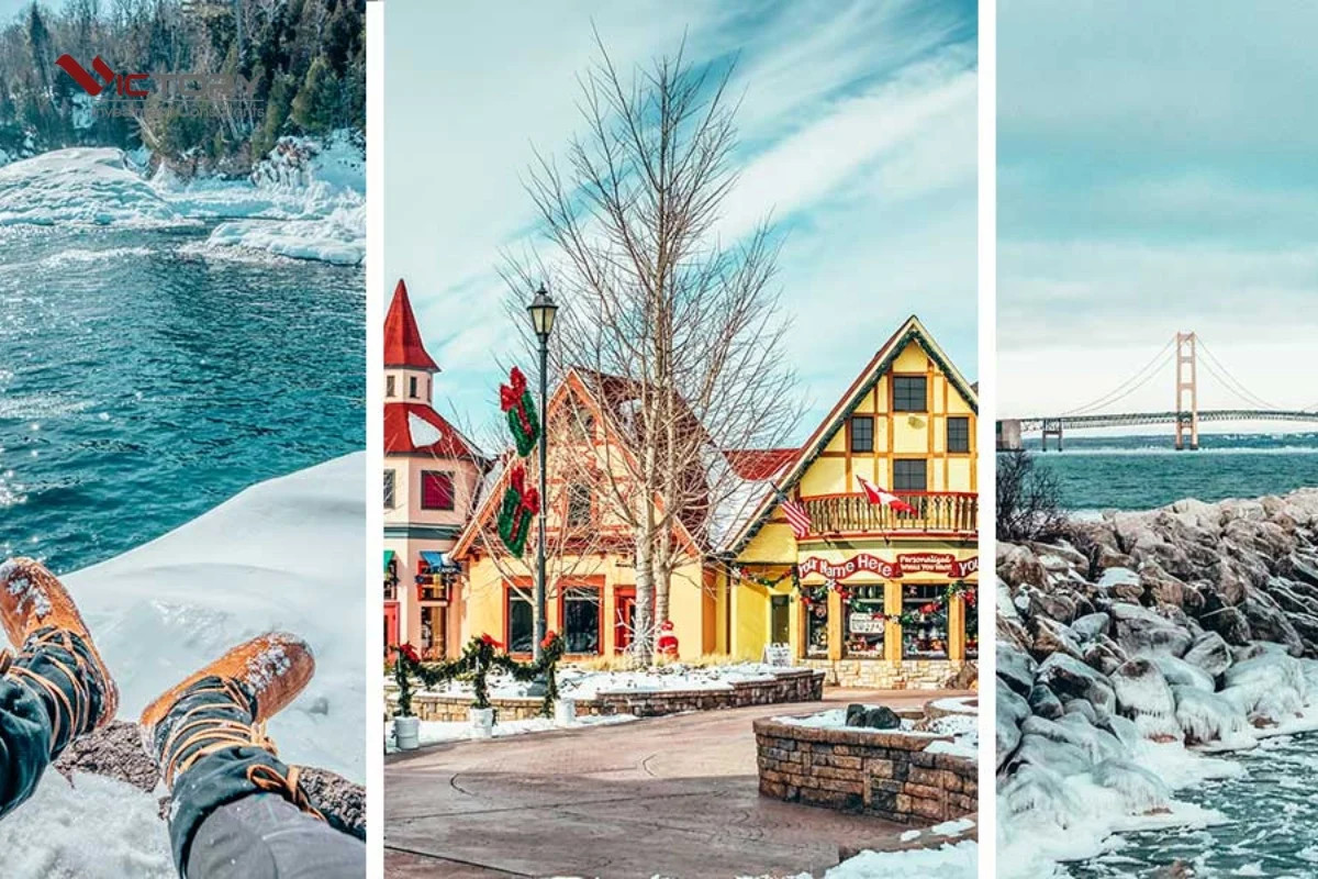 Cảnh quan du lịch nổi tiếng của Michigan, bao gồm các bãi biển và công viên quốc gia, thu hút du khách và là điểm đến lý tưởng cho cuộc sống giải trí