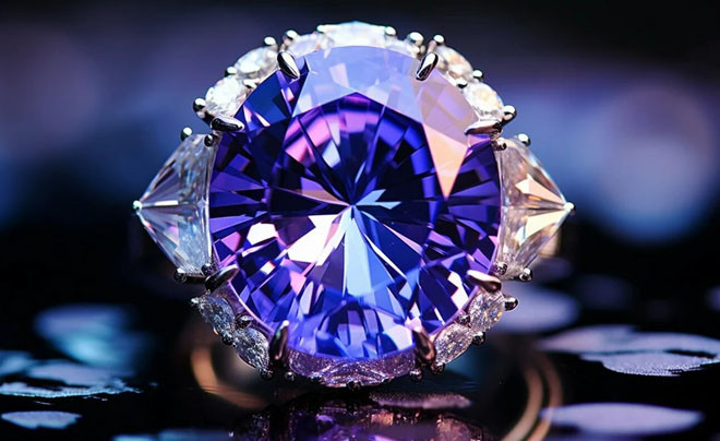 Đá Tanzanite quý hiếm từ Tanzania