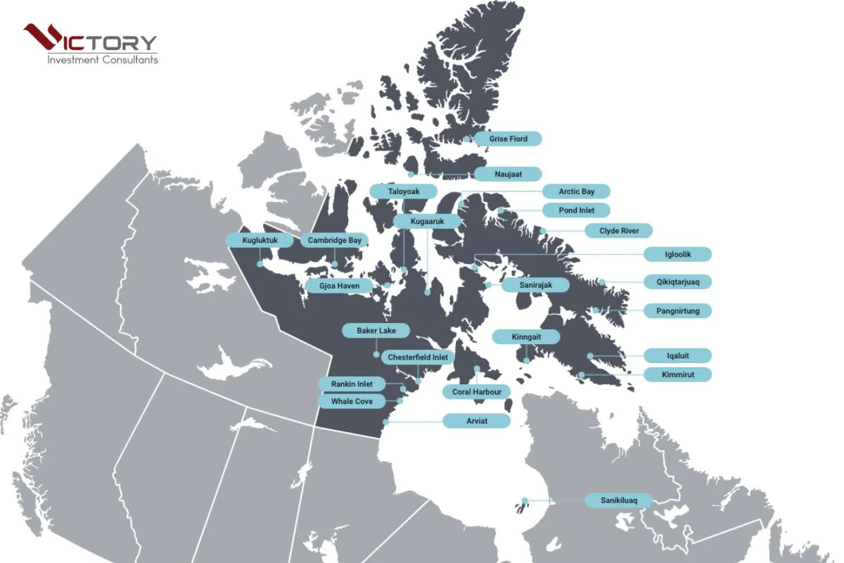 Dân số thưa thớt tại các khu định cư của Nunavut Canada