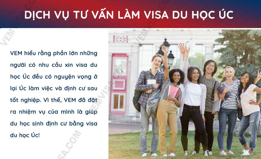 Dịch vụ visa du học Úc, hỗ trợ toàn diện hồ sơ