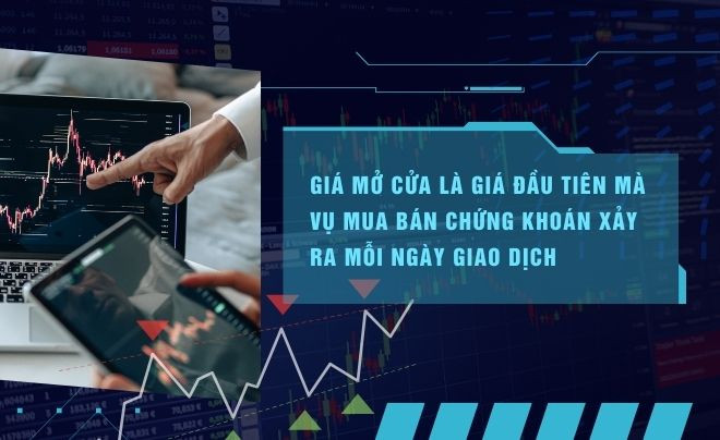 Giá mở cửa trong mỗi phiên giao dịch được xác định nhanh chóng