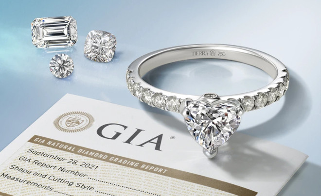Giấy kiểm định GIA chứng nhận chất lượng viên kim cương tại địa chỉ mua uy tín