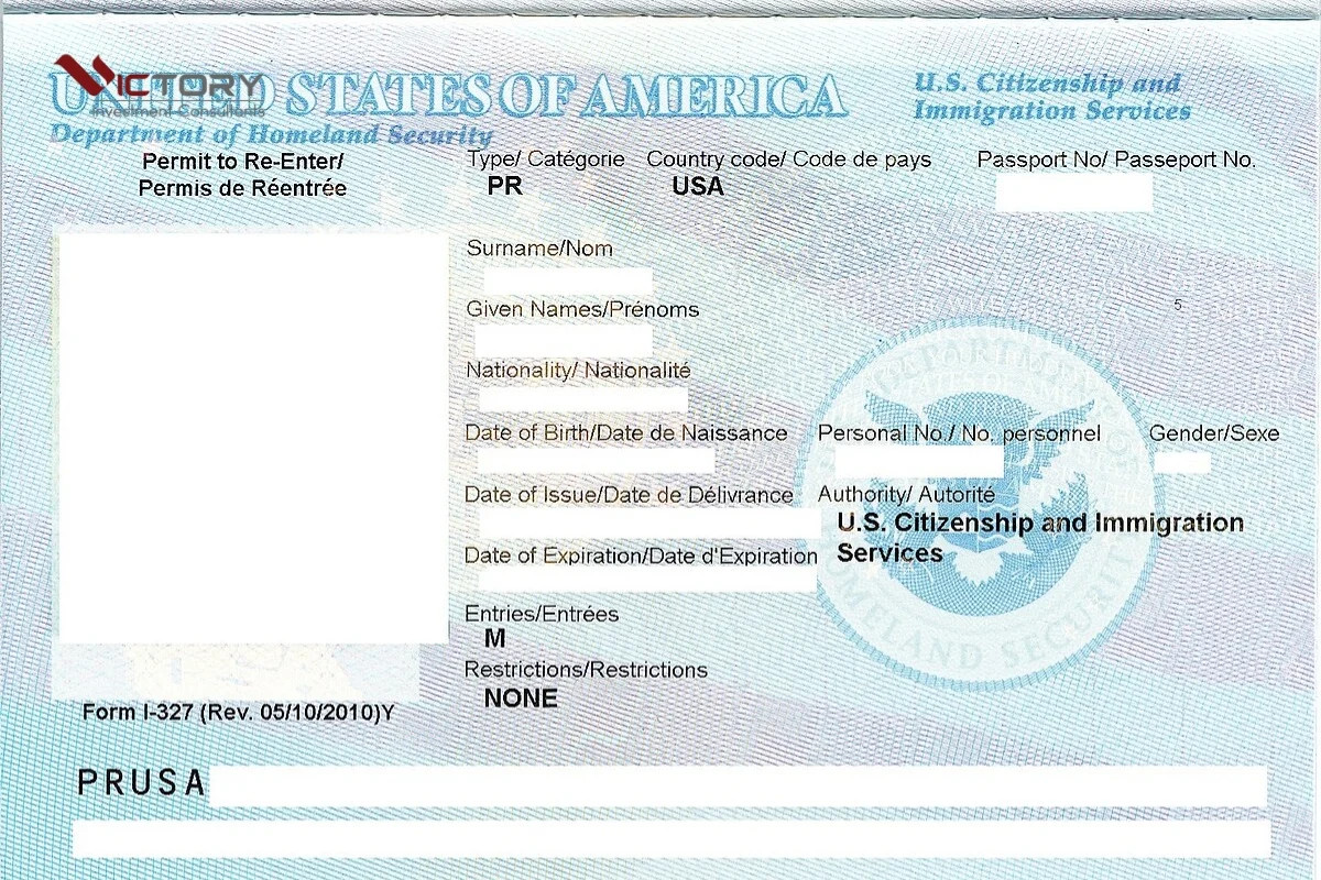 Giấy phép tái nhập cảnh (Re-entry Permit) là tài liệu quan trọng để duy trì tình trạng thẻ xanh khi vắng mặt tại Mỹ quá 1 năm.