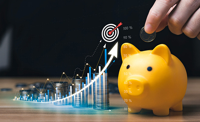 Hình ảnh minh họa tiền lãi gửi tiết kiệm ngân hàng với các mức 1, 10, 100 triệu đồng