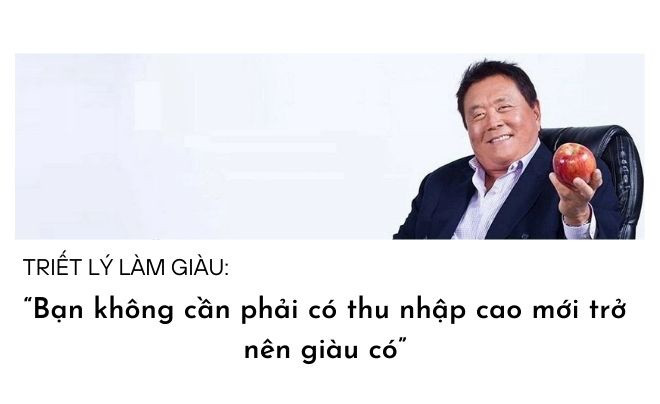 Hình ảnh minh họa triết lý làm giàu và các cấp độ đầu tư của Robert Kiyosaki