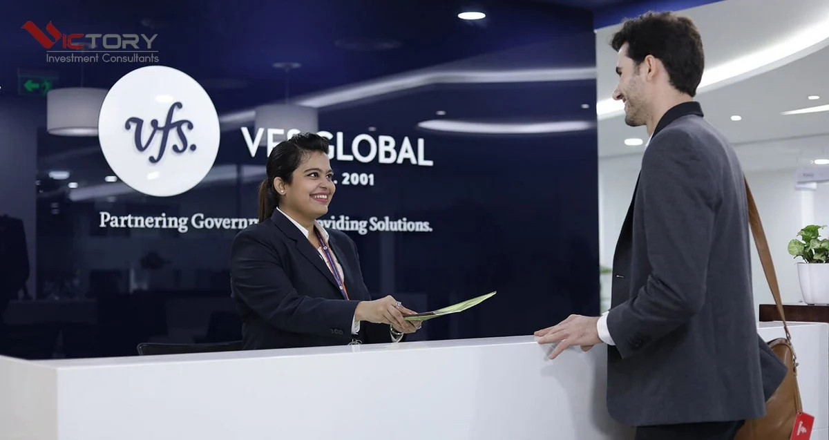 Hình ảnh nội thất trung tâm tiếp nhận thị thực Canada