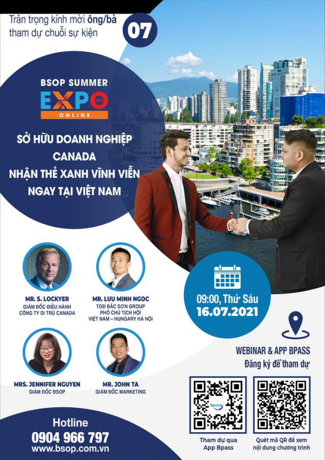 Kế hoạch đầu tư doanh nghiệp quốc tế và cơ hội định cư