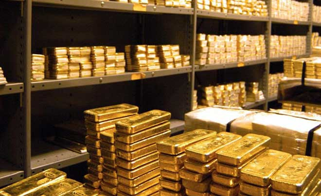 Kho dự trữ quốc gia lưu giữ thỏi vàng nguyên chất