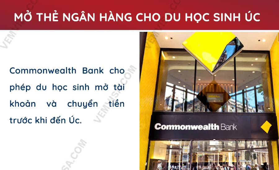 Mở tài khoản ngân hàng ở Úc, hỗ trợ tài chính sinh viên
