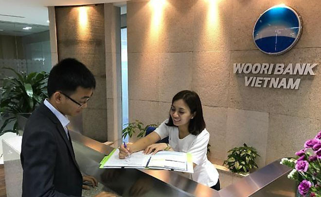 Ngân hàng Woori Bank tòa nhà hiện đại