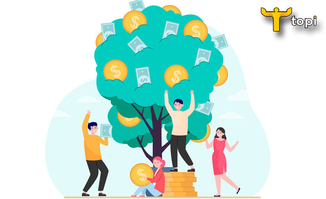 Người phụ nữ đang xem xét khả năng tài chính của mình trước khi gửi tiết kiệm