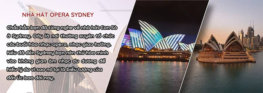 Nhà hát Opera Sydney của nước Úc, biểu tượng kiến trúc nổi tiếng thế giới