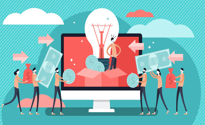 Nhà sáng lập trình bày dự án để kêu gọi vốn đầu tư