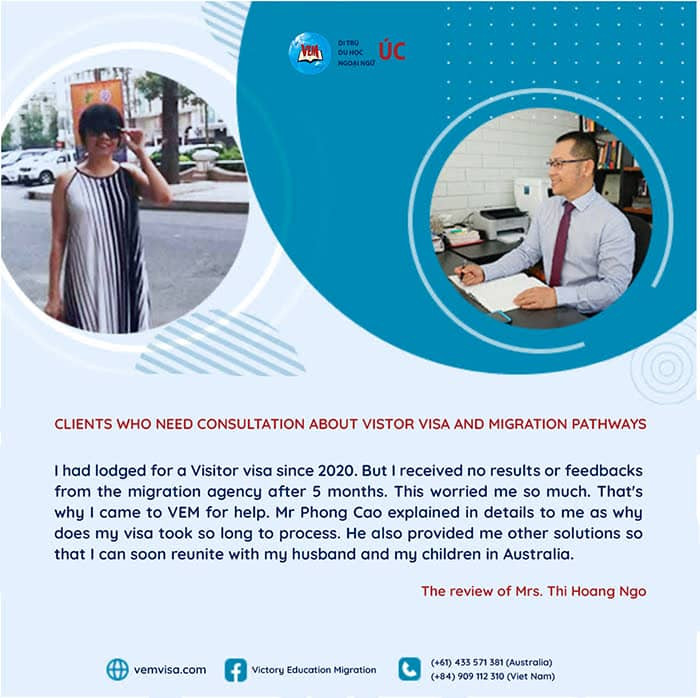 Phản hồi tích cực của khách hàng về dịch vụ tư vấn định cư Úc chuyên nghiệp