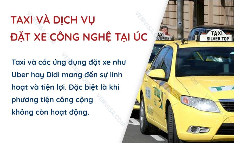 Taxi và dịch vụ đặt xe công nghệ ở Úc, phương tiện linh hoạt