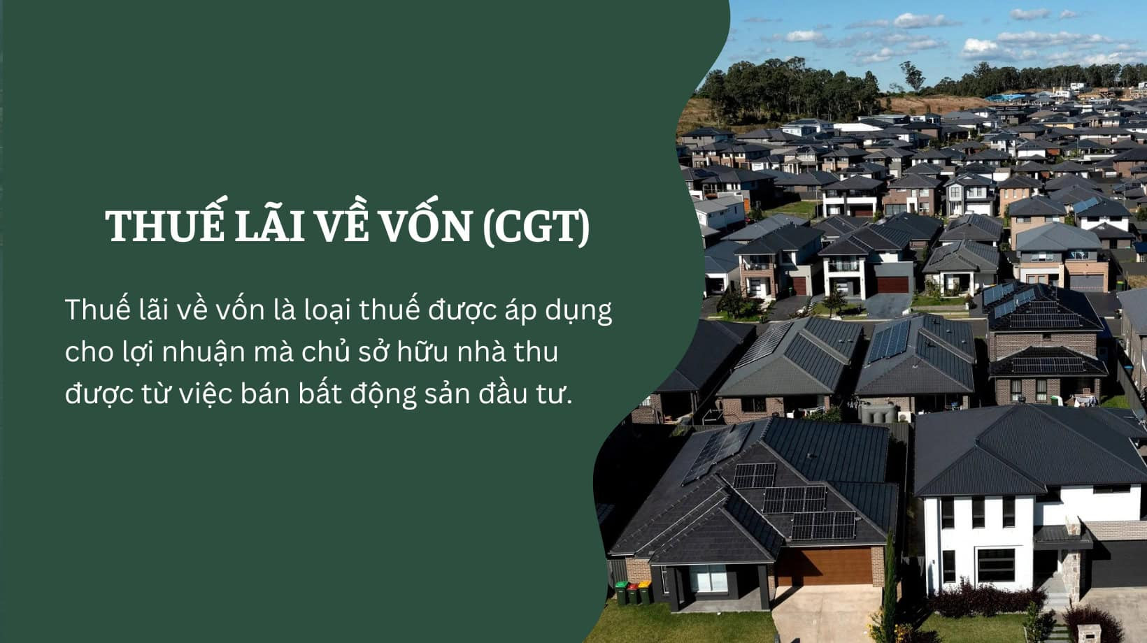 thuế lợi tức vốn bất động sản Úc