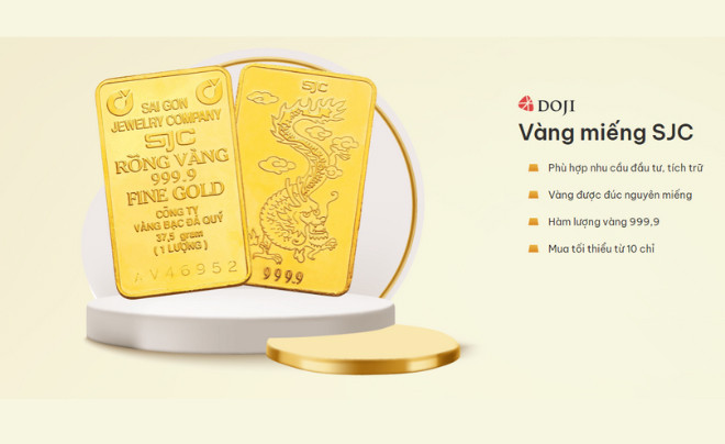 Thương hiệu vàng SJC uy tín và phổ biến tại Việt Nam