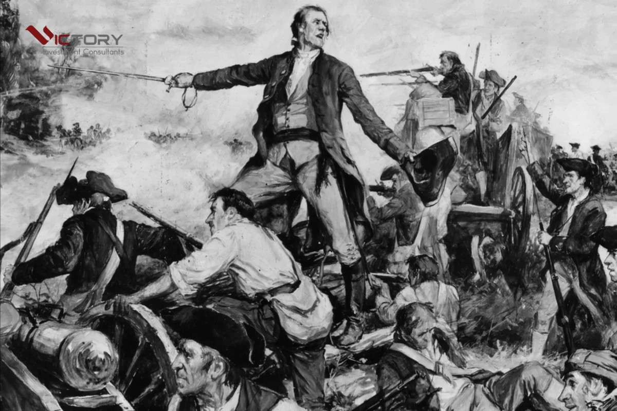 Toàn cảnh đô thị sầm uất của một thành phố lớn ở bang Ohio, Hoa Kỳ