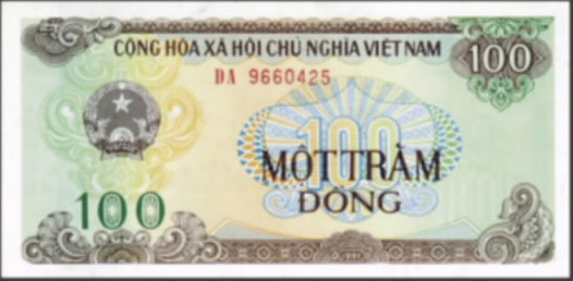 100 đồng cotton, Tháp Phổ Minh, tiền Việt Nam