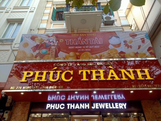 Cập Nhật Giá Vàng Phúc Thành Long Biên