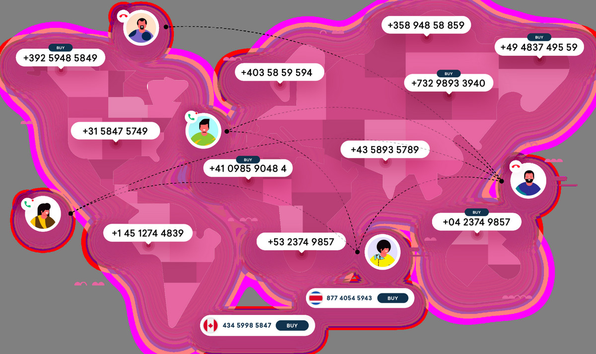 Bản đồ mã vùng điện thoại các nước trên thế giới