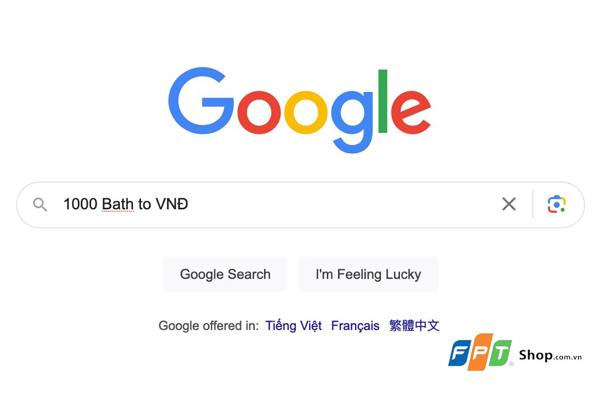 Cách đổi tiền thái lan 1000 đổi thành tiền việt nam bằng Google
