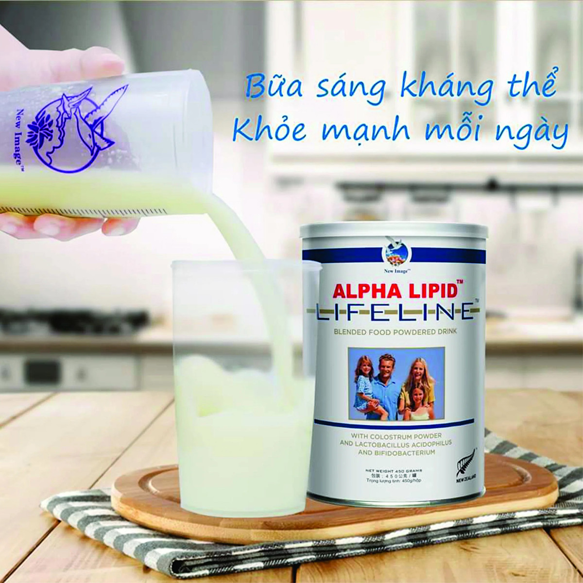 Hướng dẫn pha sữa non New Zealand