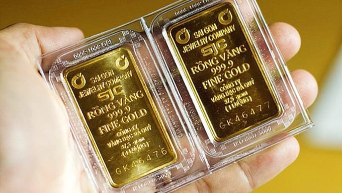 Những thỏi vàng lấp lánh tượng trưng cho sự biến động của giá vàng ngày 30 tháng 4