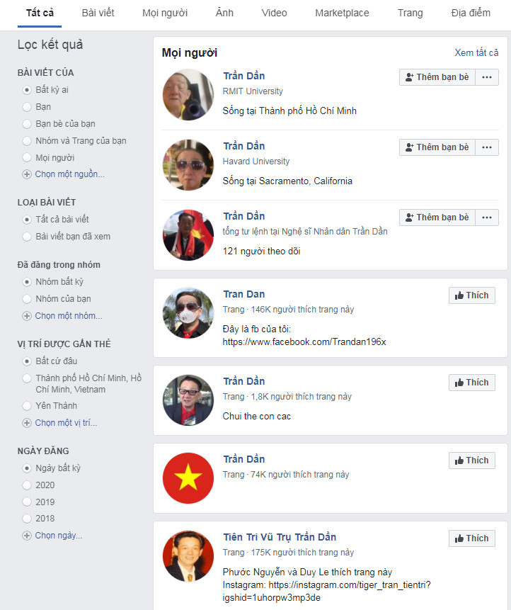 Ông Trần Dần trong một buổi livestream