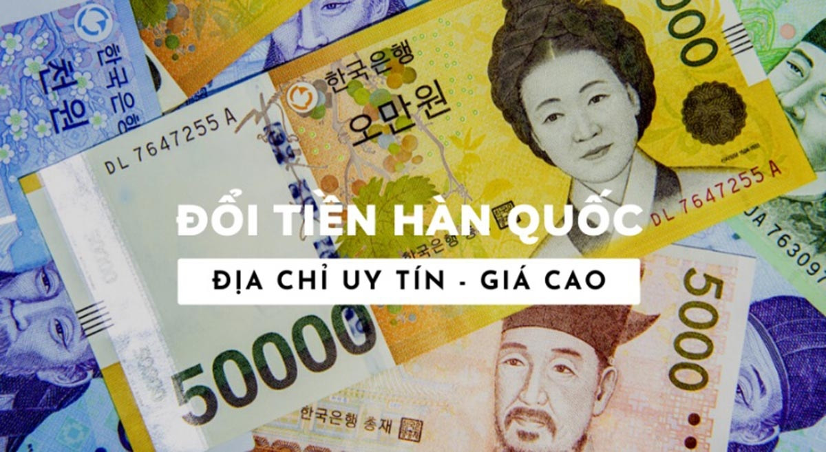 Quầy giao dịch ngoại tệ tại ngân hàng, địa điểm đổi 1 ngàn won là bao nhiêu tiền Việt Nam
