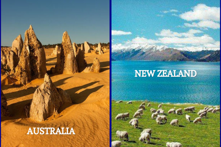 So sánh New Zealand và Úc qua cảnh quan đô thị