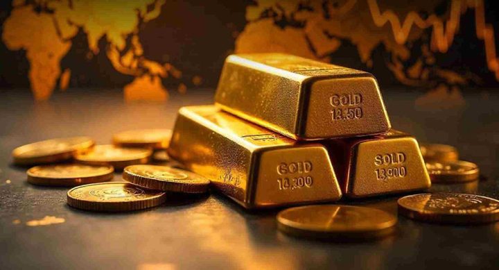 Thị trường vàng thế giới phản ứng với các tin tức kinh tế và địa chính trị