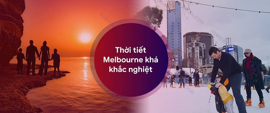 Thời tiết ở thành phố Melbourne