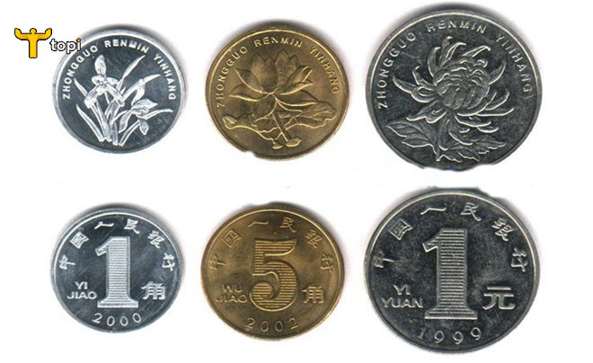 Tổng hợp các mệnh giá tiền xu Trung Quốc đang lưu hành