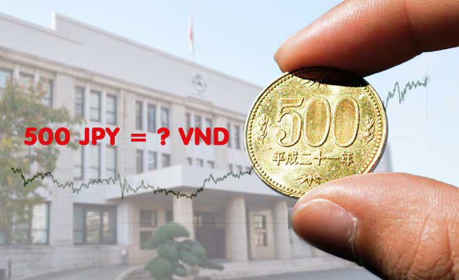 Tỷ giá 500 yên Nhật bằng bao nhiêu tiền Việt Nam hôm nay