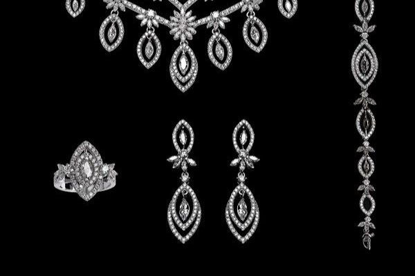 Vẻ đẹp tinh tế của vàng trắng 18K