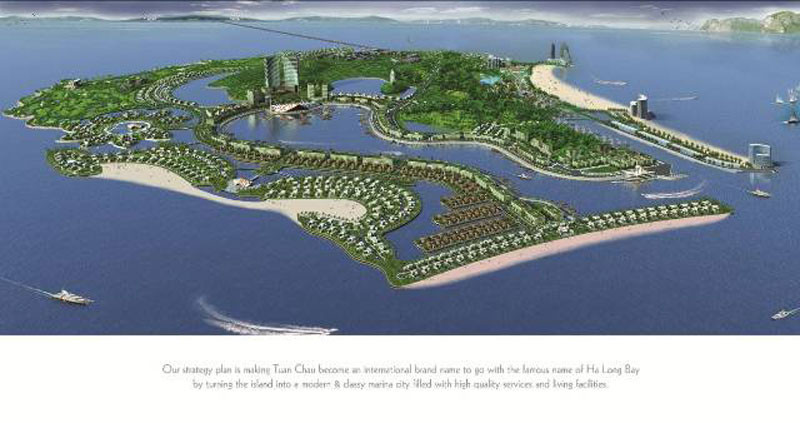 Bản đồ chi tiết quy hoạch Đảo Tuần Châu và vị trí dự án Cảng Ngọc Châu