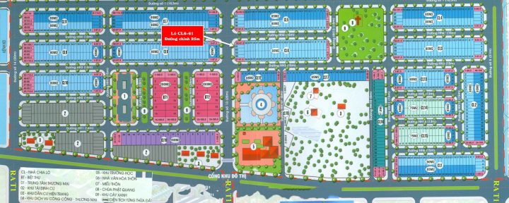 Bản đồ quy hoạch tổng thể khu đô thị Hưng Hòa Hà Nam