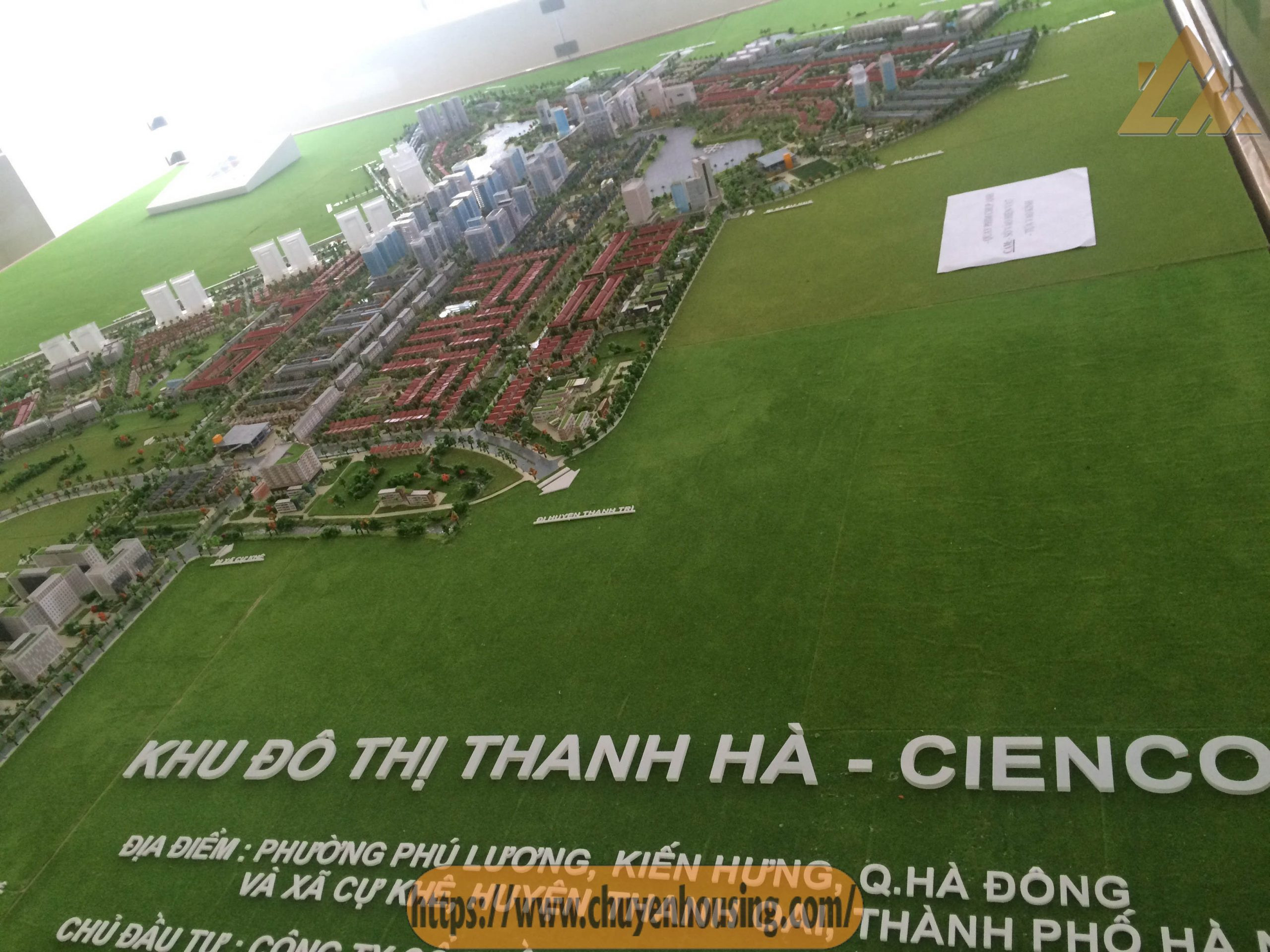 Bản đồ quy hoạch tổng thể khu đô thị Thanh Hà với các tiện ích nội khu