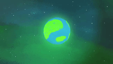 Bản đồ toàn cảnh thể hiện châu Nam Cực và vùng Bắc Cực