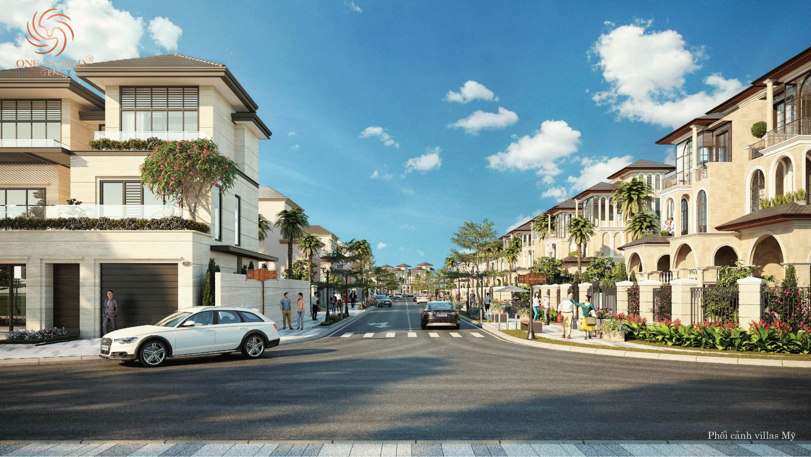 Biệt thự kiến trúc Mỹ tại khu đô thị One World Regency