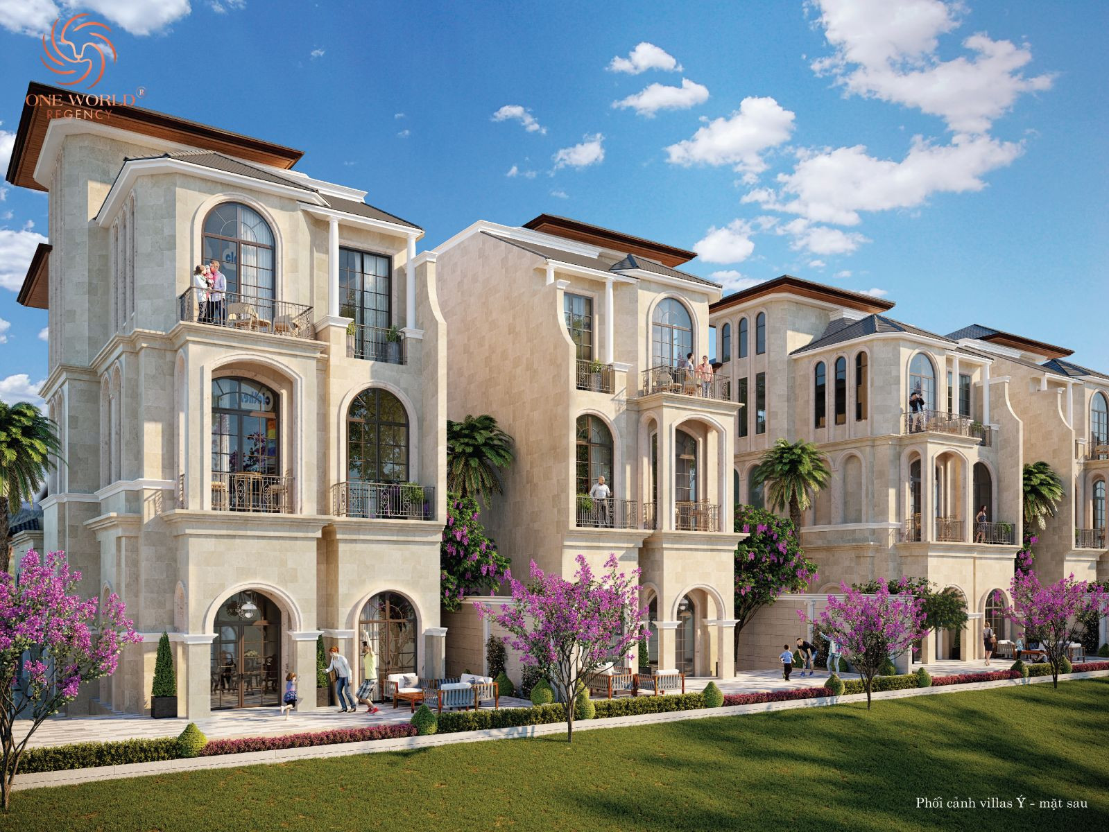 Biệt thự kiến trúc Ý tại khu đô thị One World Regency