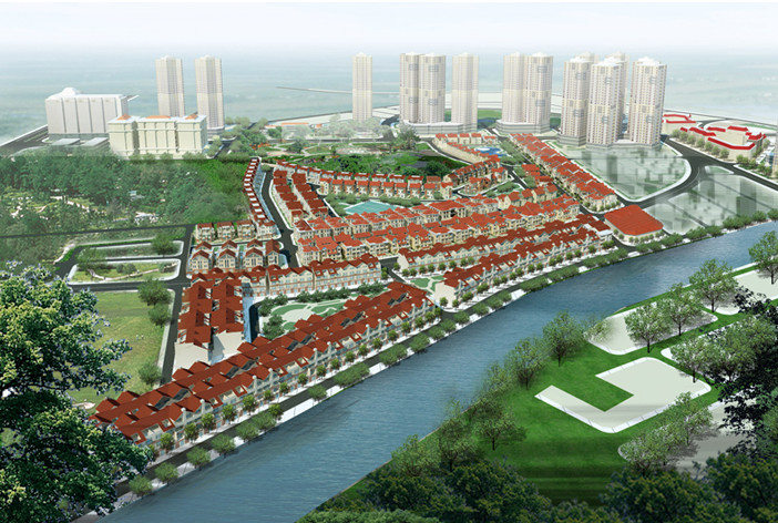 Biệt thự Làng Việt kiều Châu Âu