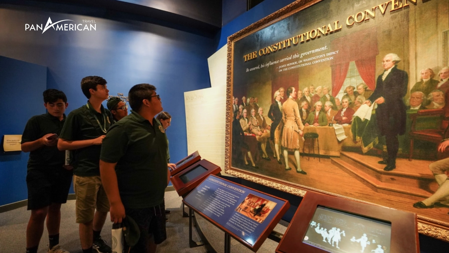 Các học sinh tham quan George Washington's Mount Vernon